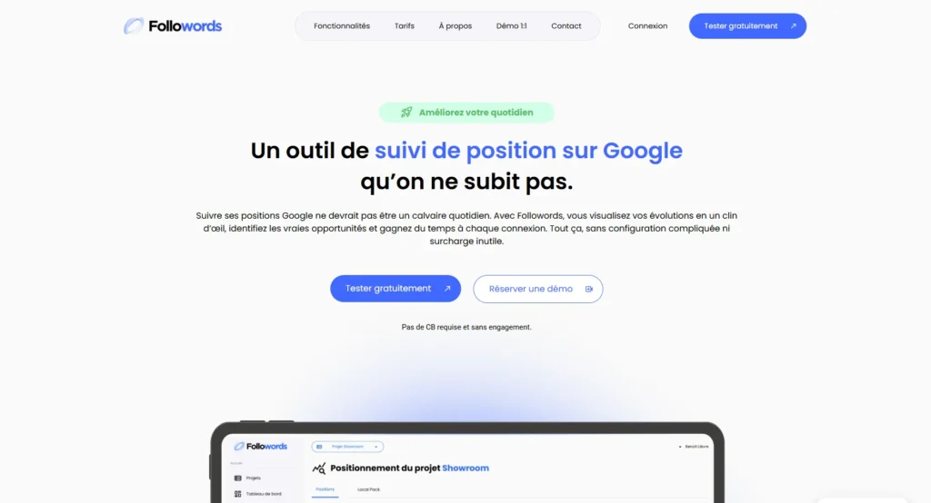Site web de Followords